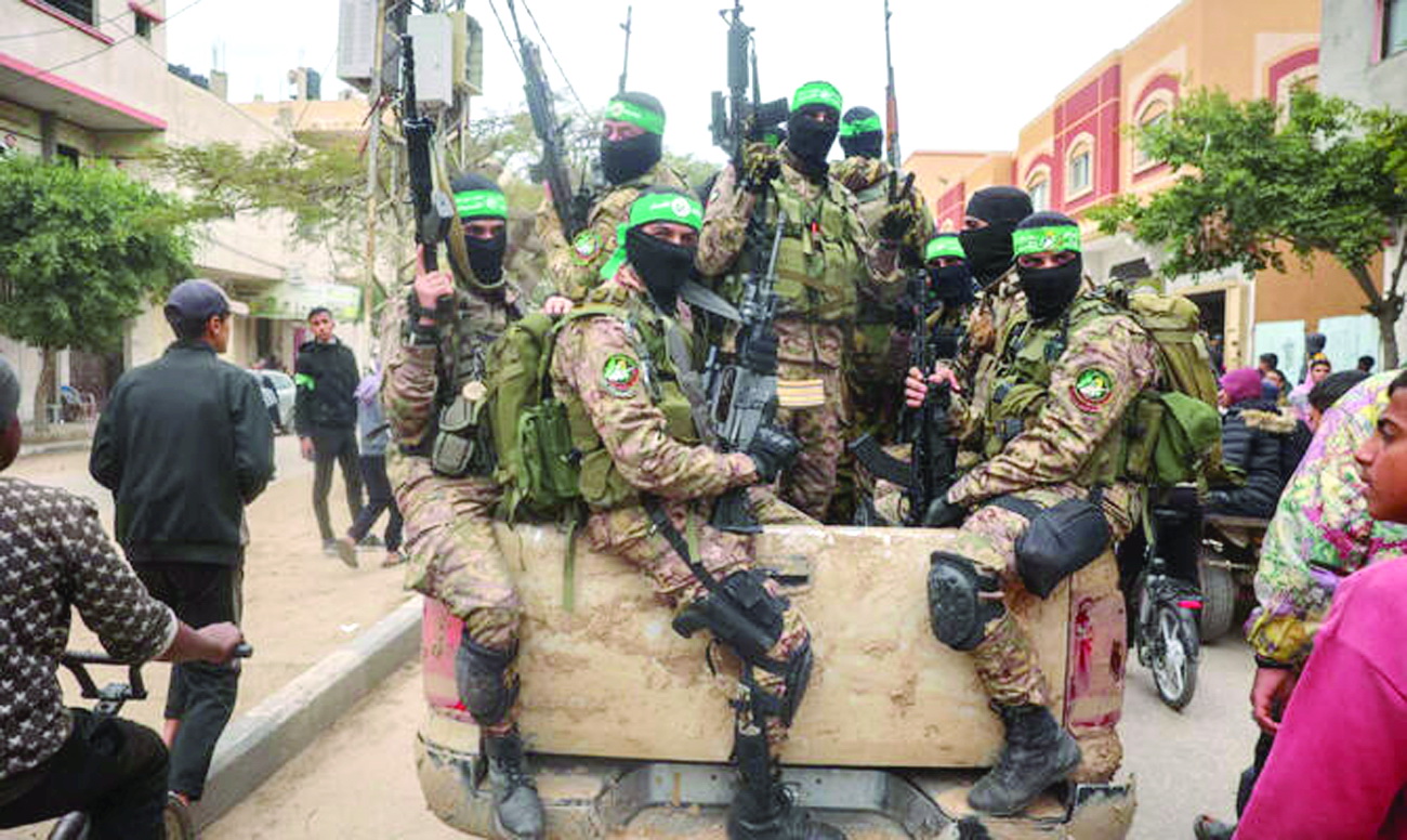 હમાસ નેતા શસ્ત્રો ફ્રીઝ કરવા અથવા સંગ્રહિતકરવા અંગે ચર્ચા કરવા માટે તૈયાર છે