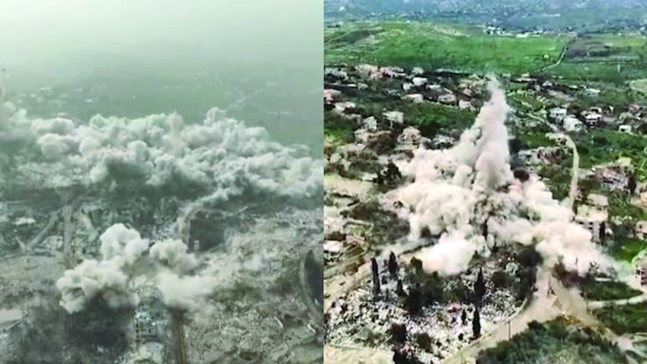 ઇઝરાયેલે ઘરોમાં વિસ્ફોટકો મૂકીને આખા લેબેનીઝ ગામોનો નાશ કર્યો